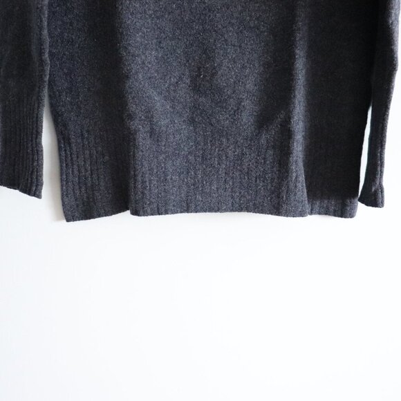 Aritzia Community Women's Sz S Blue Wool Turtleneck Stretch Pullover Sweater - Picture 8 of 11